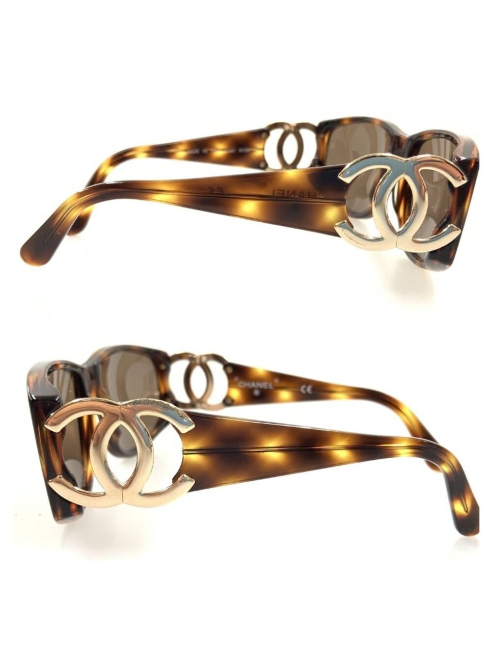 Chanel Coco Mark Sunglasses Smoke Brown 02461 91235 - Picture 5 of 8